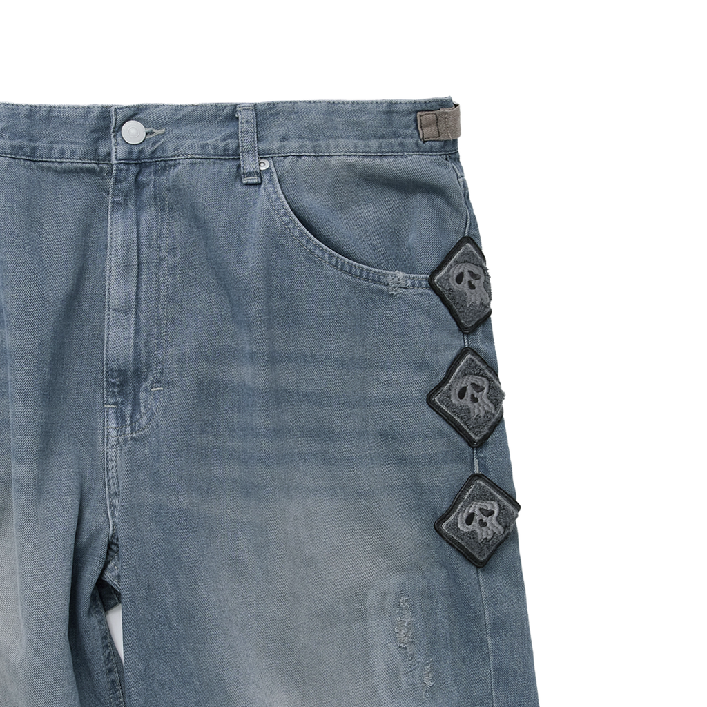 Polyteru - HANK Narrow Gosima Denim Pants (Light Blue) product image 3 | TRAB K-Fashion Australia