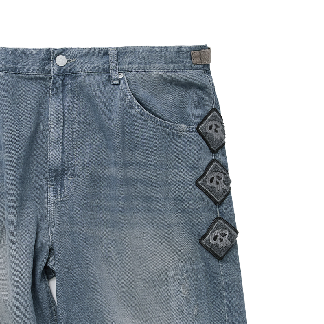 Polyteru - HANK Narrow Gosima Denim Pants (Light Blue) product image 3 | TRAB K-Fashion Australia