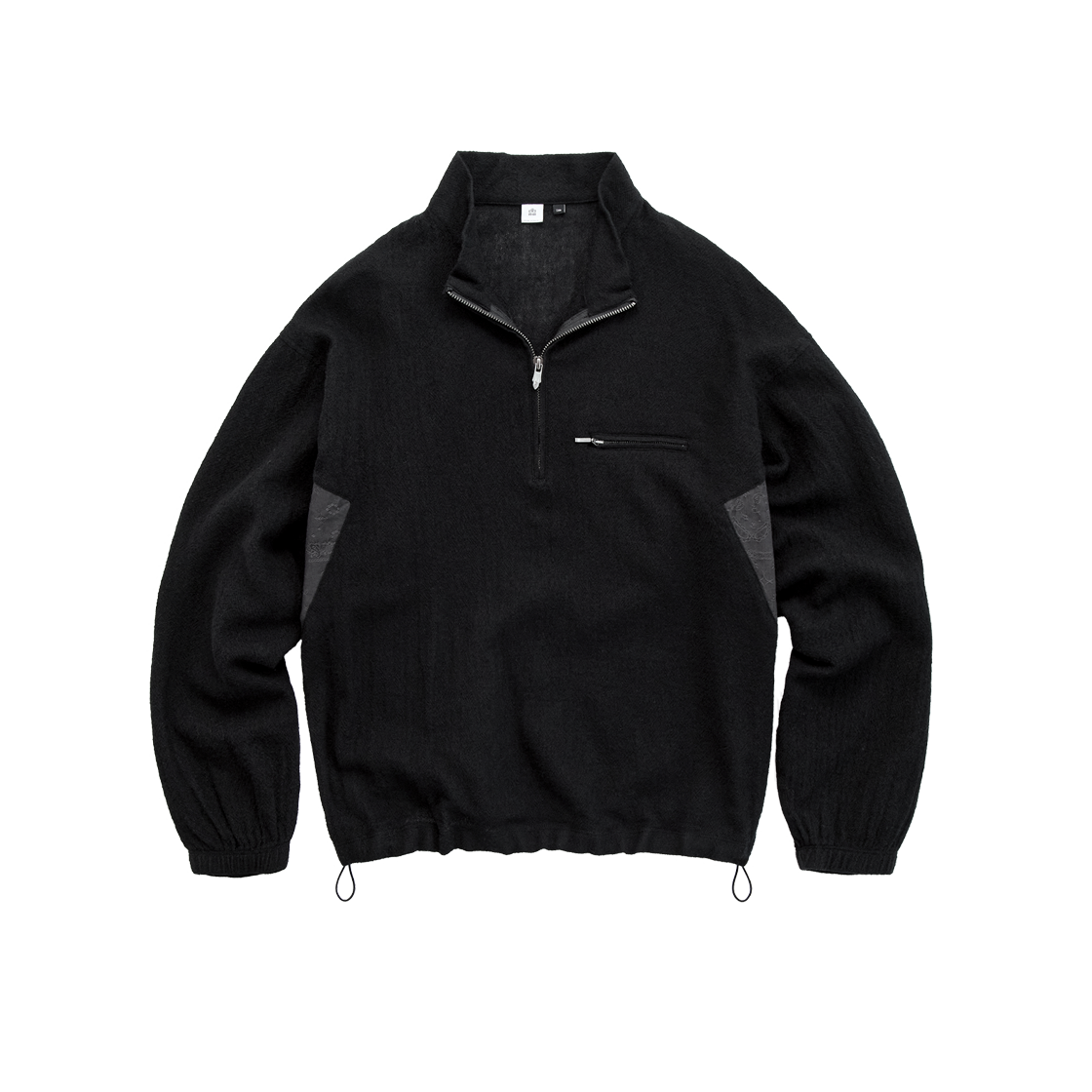 Polyteru - Boiled Wool Half (Zip Black) product image 1 | TRAB K-Fashion Australia