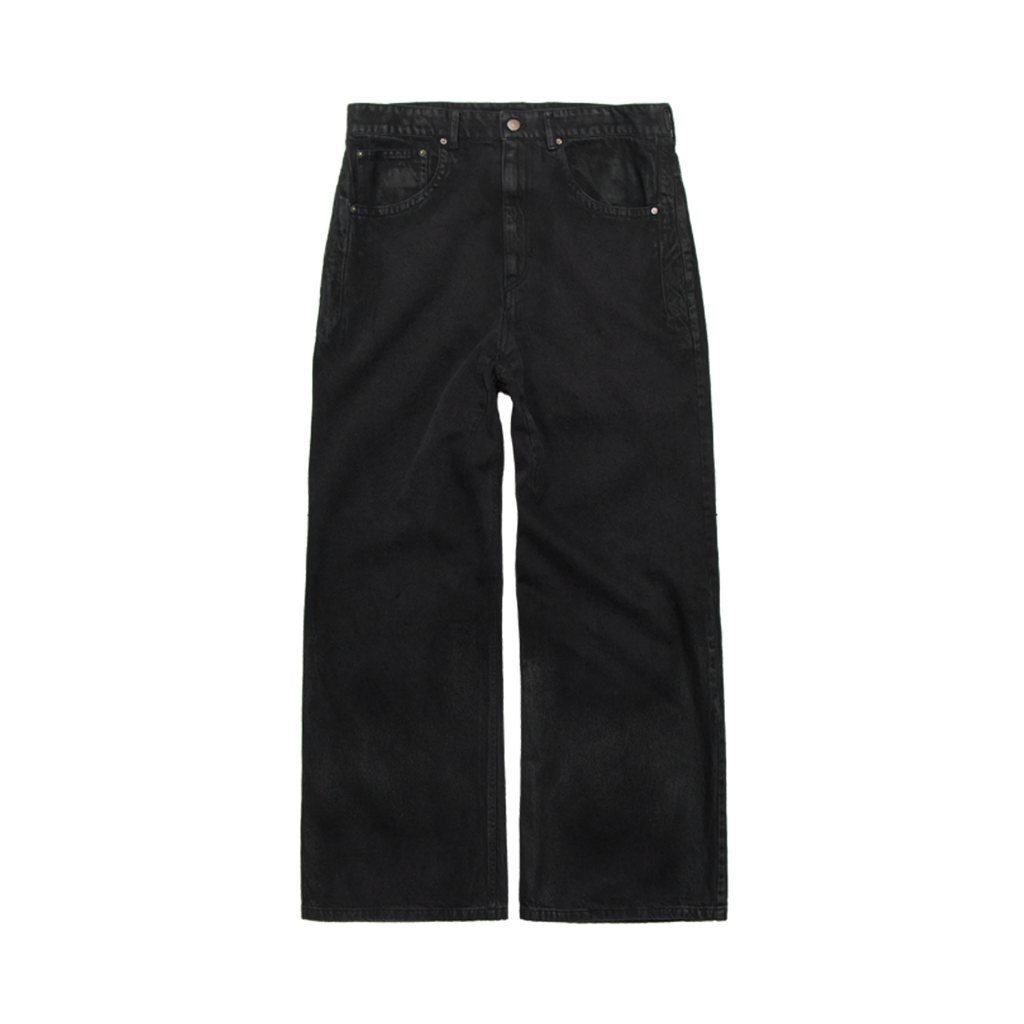 Polyteru - Loosed Coated Jeans (Coated Black) product image 1 | TRAB K-Fashion Australia