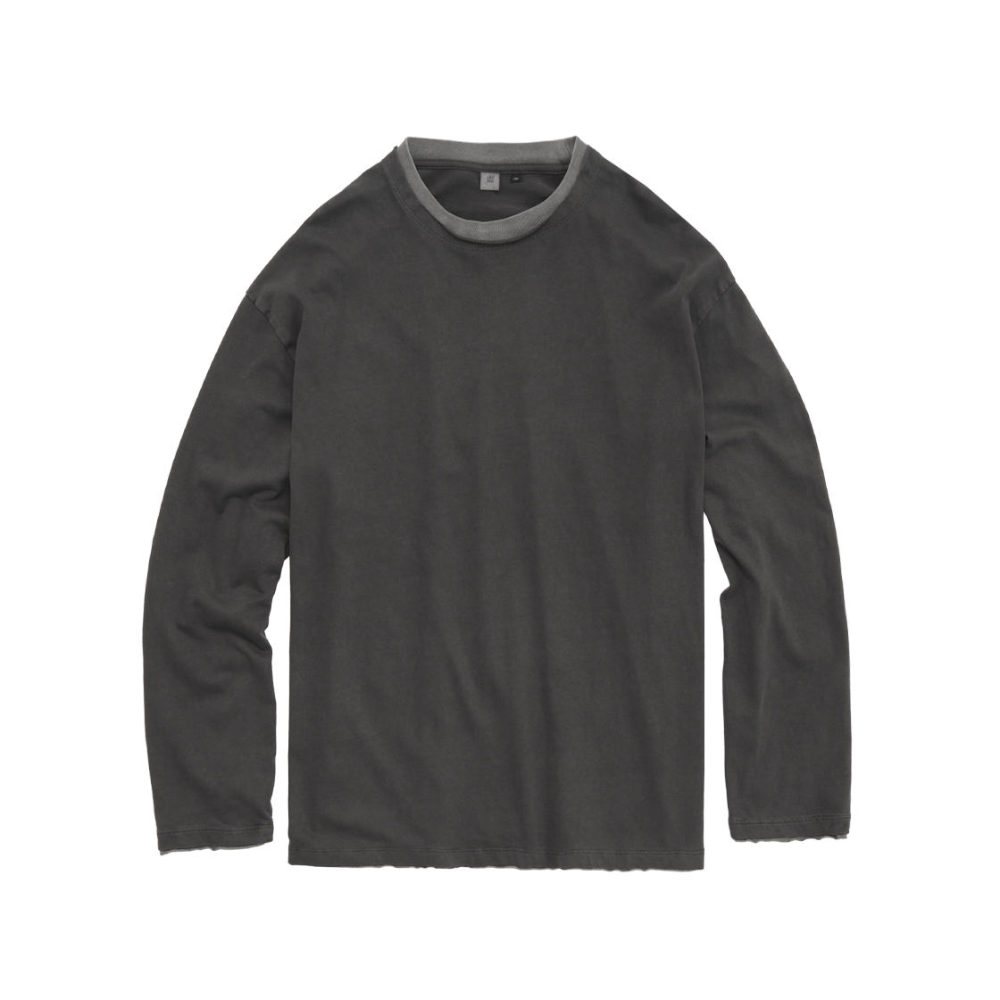 Polyteru - Layered Long Sleeves Charcoal + (Gray) product image 1 | TRAB K-Fashion Australia