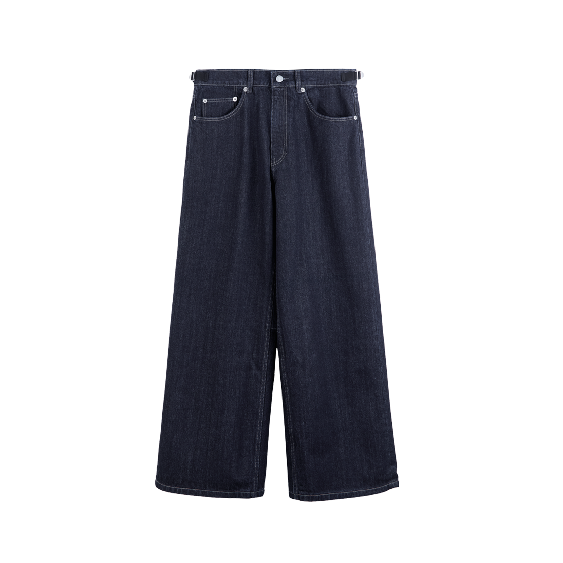Polyteru - Gosima Denim Pants 1 (Wash Indigo) product image 1 | TRAB K-Fashion Australia