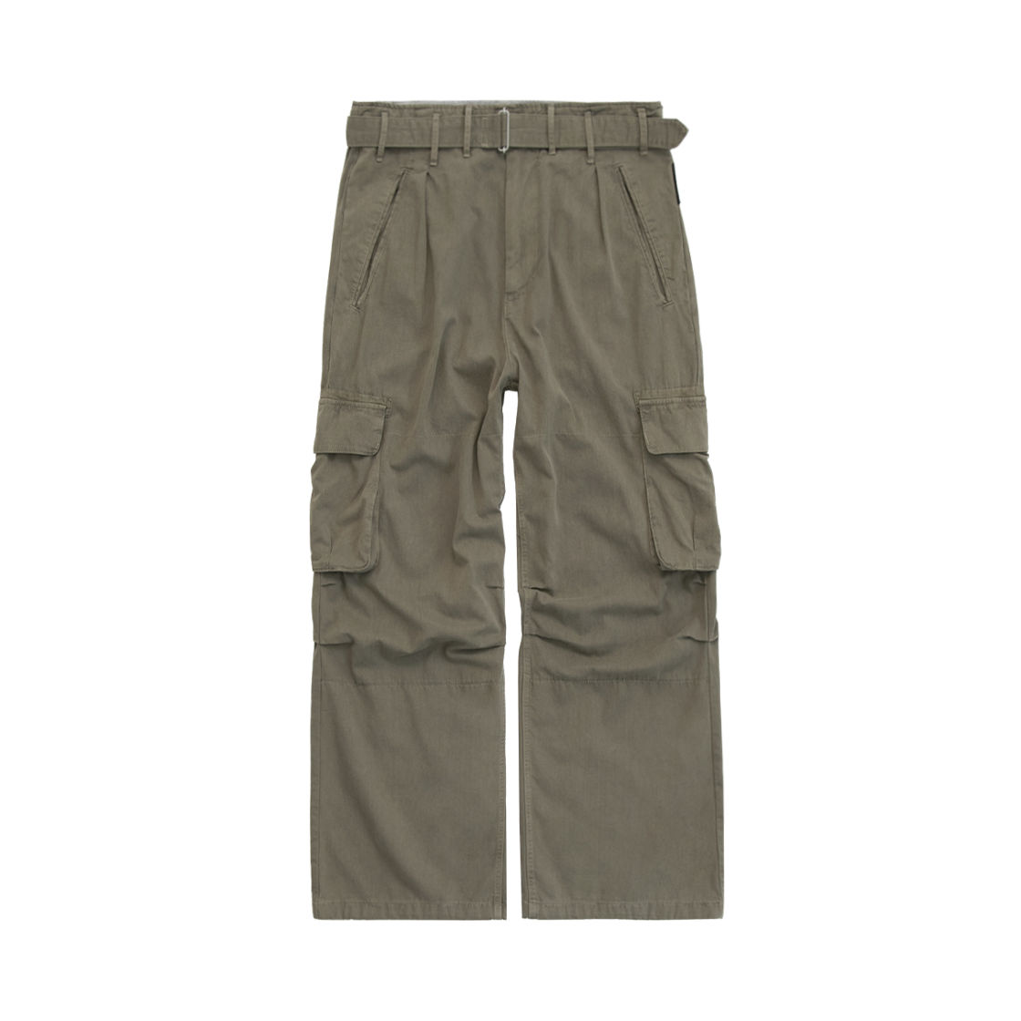 Polyteru - Belted Cargo Pants 1.2v (Deep Beige) product image 1 | TRAB K-Fashion Australia