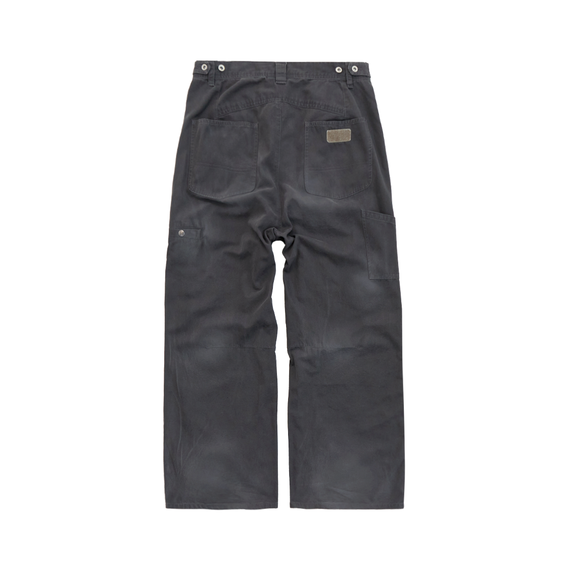 Polyteru - Hard Washed Double Knee Pants (Ink Charcoal) product image 2 | TRAB K-Fashion Australia