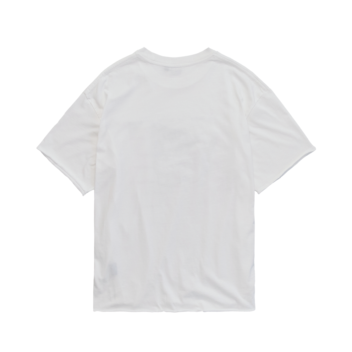 Polyteru - HANK Doodle Cat 1/2 Tee Raw (Cut White) product image 2 | TRAB K-Fashion Australia