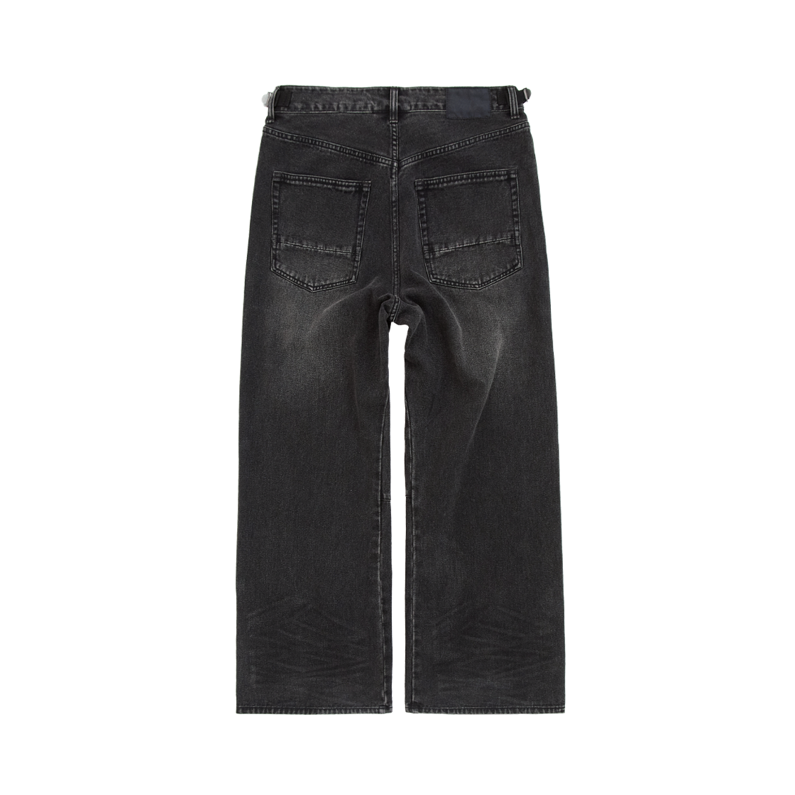 Polyteru - Gosima Denim Pants Washed (Black 002) product image 2 | TRAB K-Fashion Australia