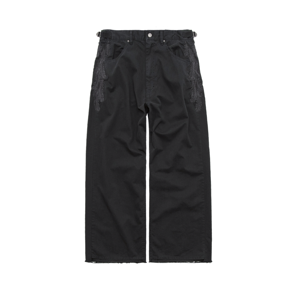 Polyteru - 1011 Feather Gosima Pants (Black) product image 1 | TRAB K-Fashion Australia