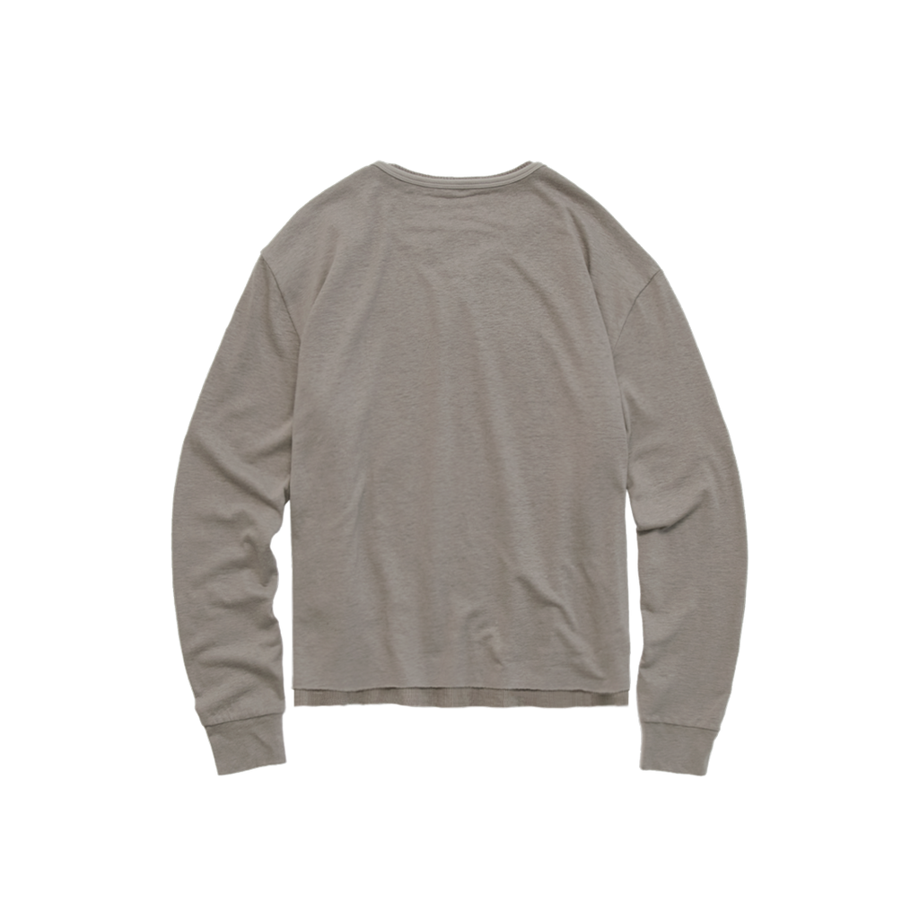 Polyteru - Root Neck Cropped Long Sleeves (Taupe) product image 2 | TRAB K-Fashion Australia