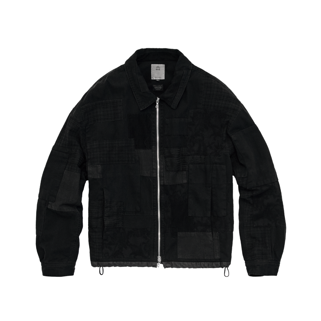 Polyteru - Patchwork Swing Top (Black) product image 1 | TRAB K-Fashion Australia