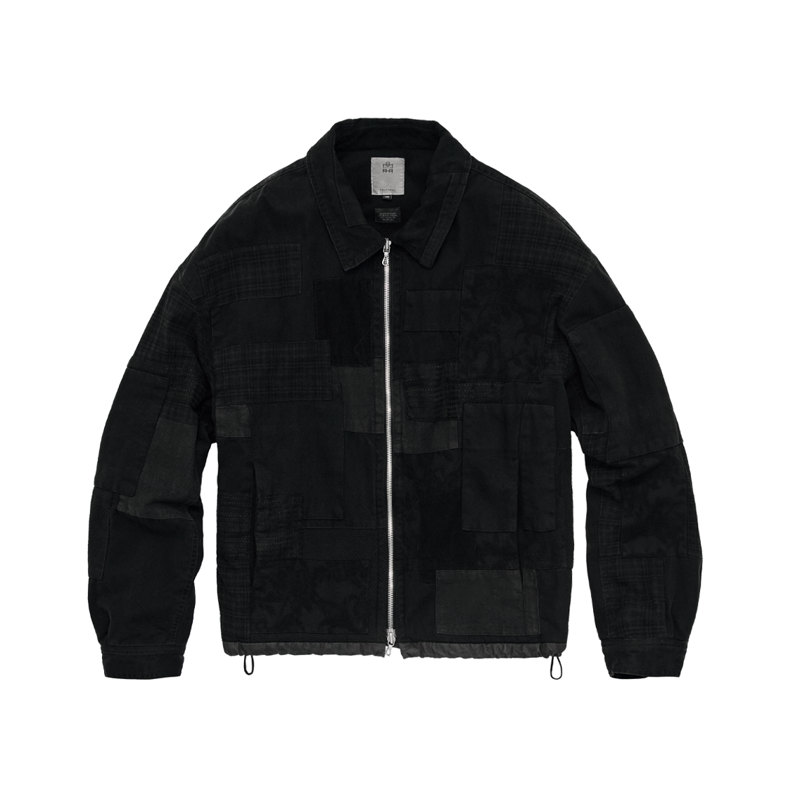 Polyteru - Patchwork Swing Top (Black) product image 1 | TRAB K-Fashion Australia