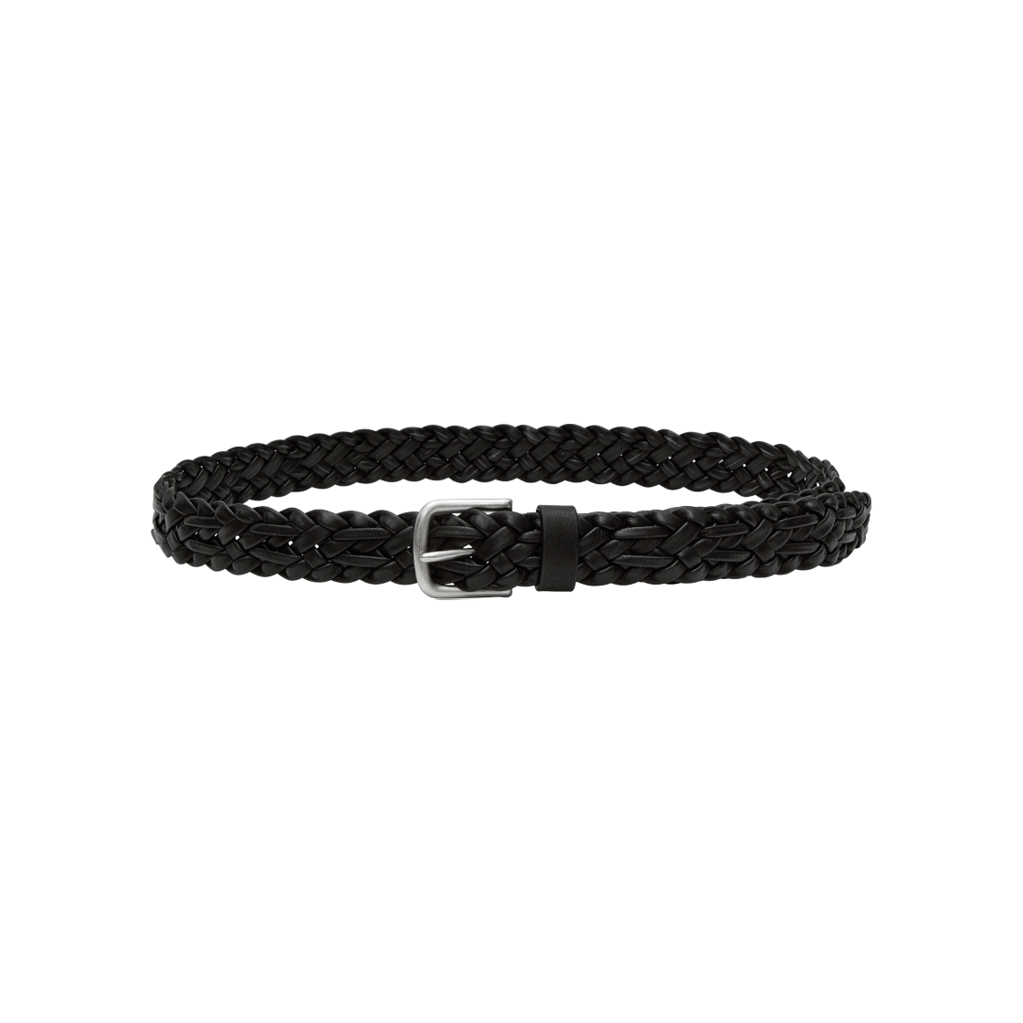 Polyteru - Braided Leather Belt (Black) product image 1 | TRAB K-Fashion Australia