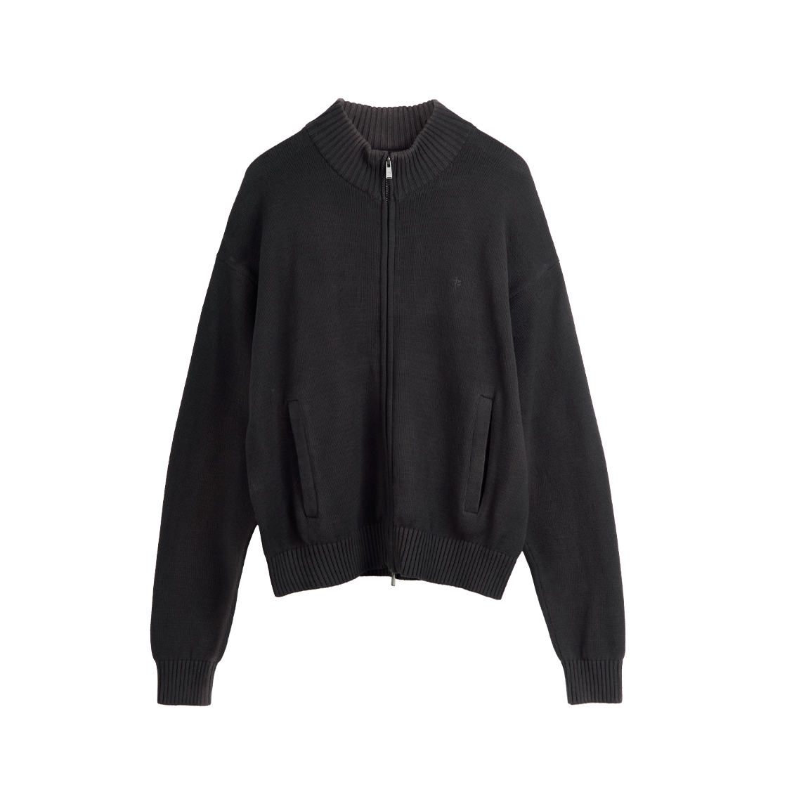 Polyteru - Track Knit Zip (Up Charcoal) product image 1 | TRAB K-Fashion Australia