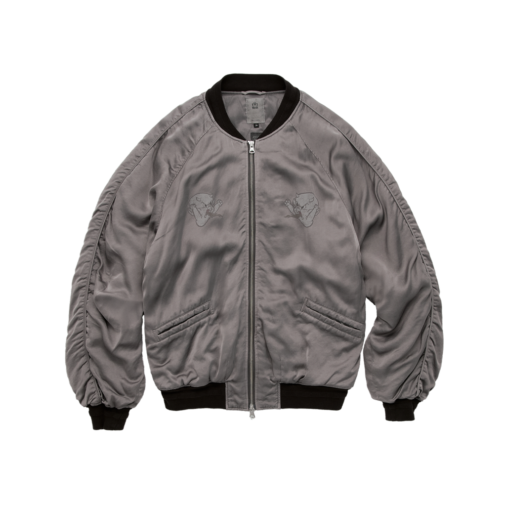 Polyteru - x Hot Stuff Rayon Souvenir Jacket (Lavender) product image 1 | TRAB K-Fashion Australia