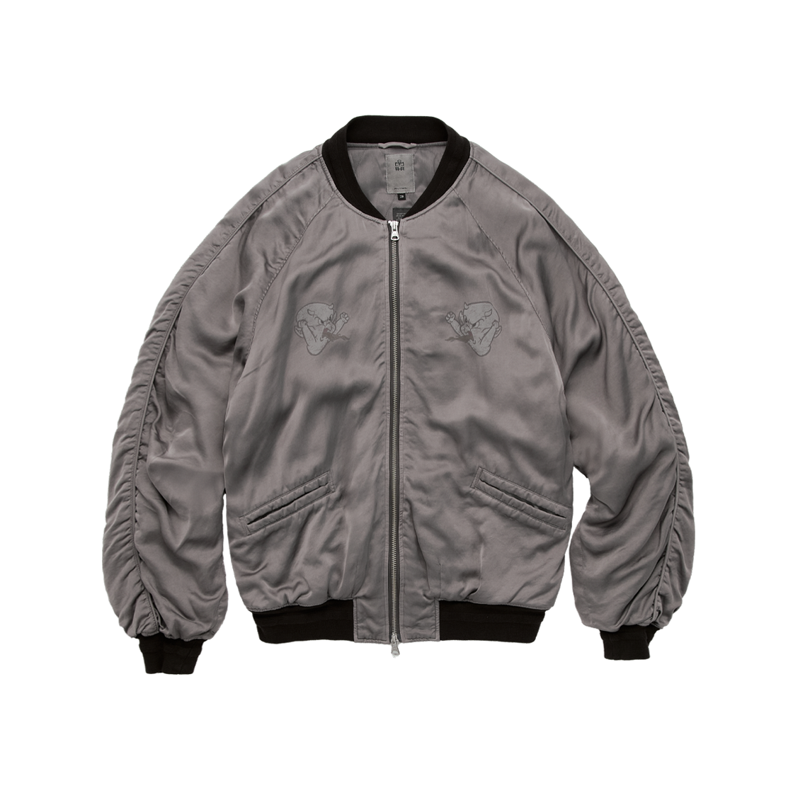 Polyteru - x Hot Stuff Rayon Souvenir Jacket (Lavender) product image 1 | TRAB K-Fashion Australia