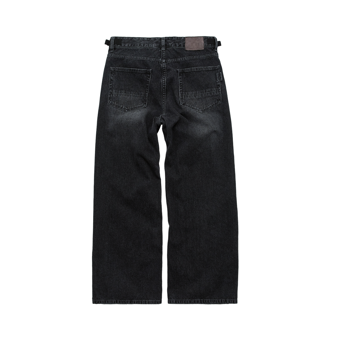 Polyteru - Textured Gosima Denim Pants (Washed Charcoal) product image 2 | TRAB K-Fashion Australia