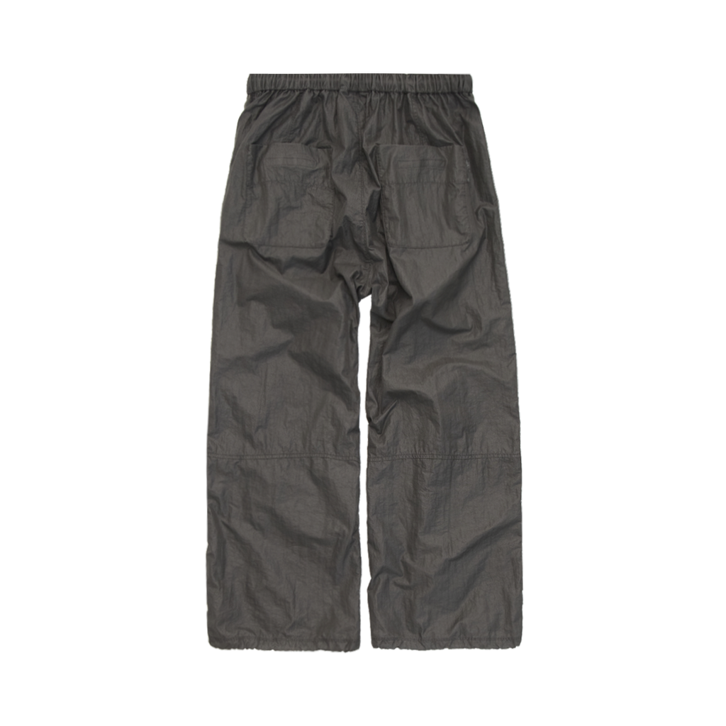 Polyteru - Glossy Track Pants (Khaki Gray) product image 3 | TRAB K-Fashion Australia