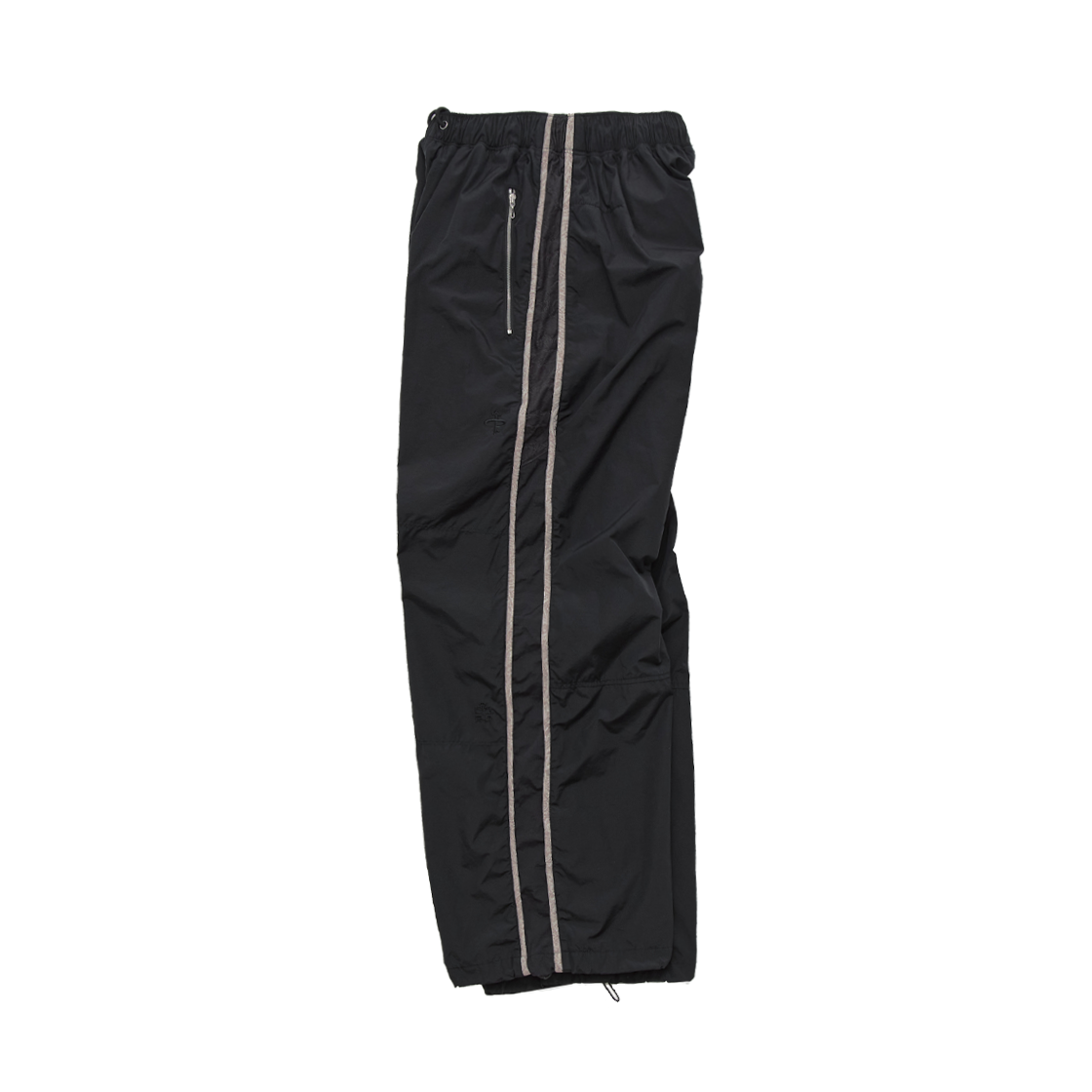 Polyteru - 1011 Nylon Track Pants Floral (Piped Black) product image 2 | TRAB K-Fashion Australia