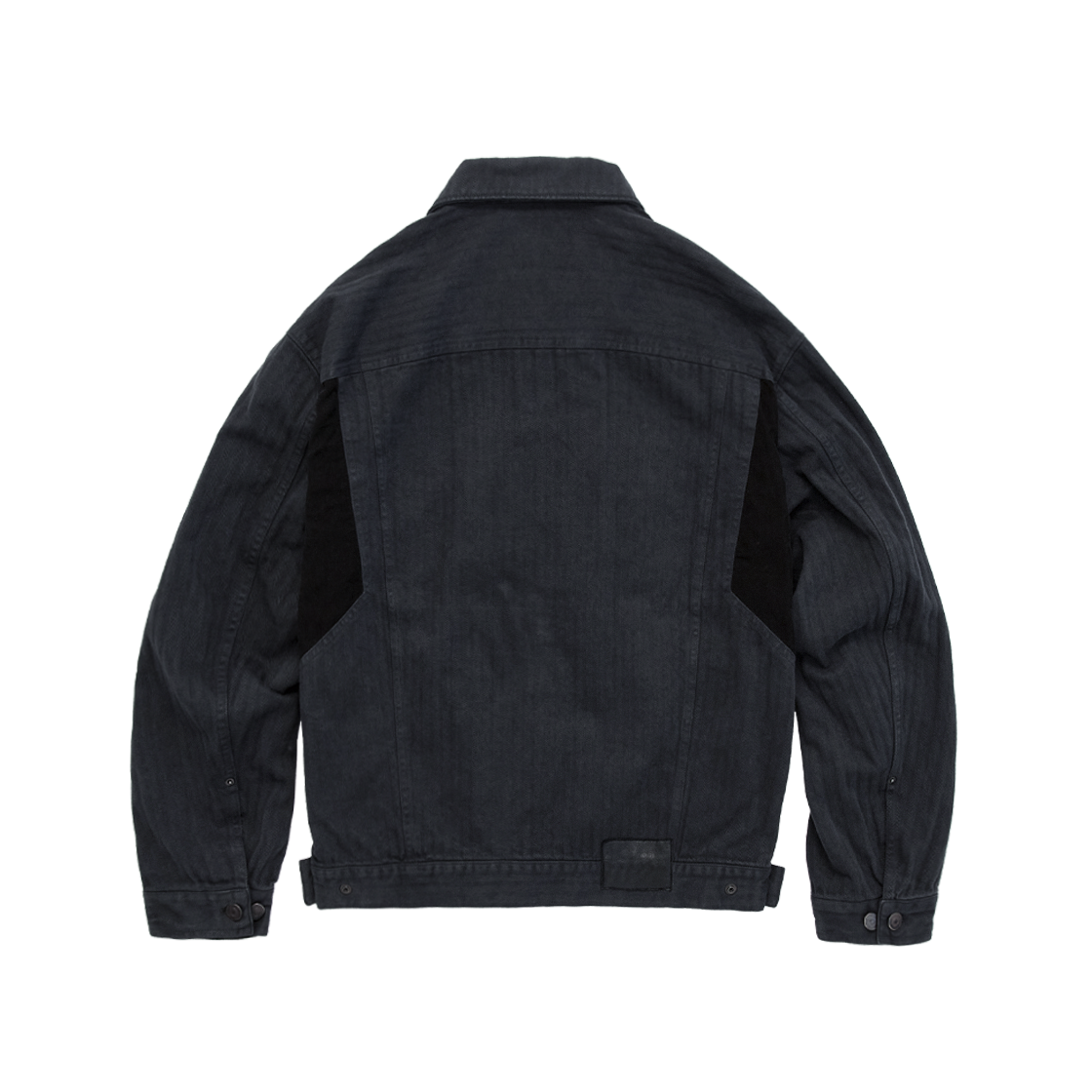 Polyteru - HBT Zip Trucker Jacket (Ink Black) product image 2 | TRAB K-Fashion Australia