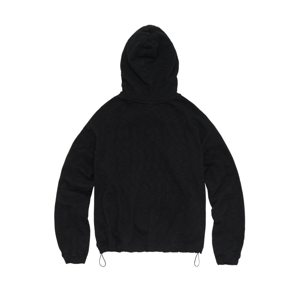 Polyteru - Feather Raw Cut Hoodie (Black) product image 2 | TRAB K-Fashion Australia