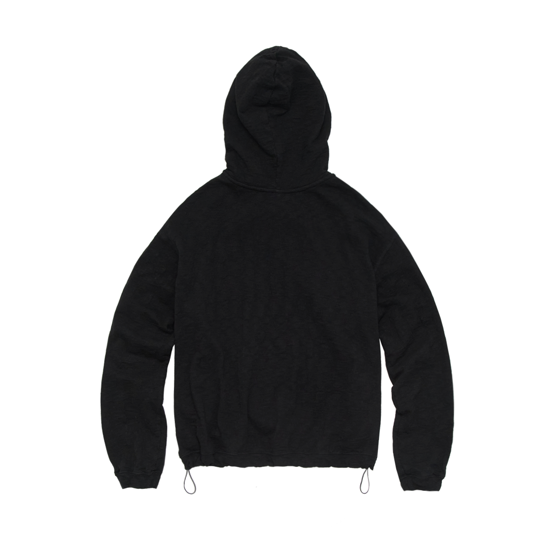 Polyteru - Feather Raw Cut Hoodie (Black) product image 2 | TRAB K-Fashion Australia