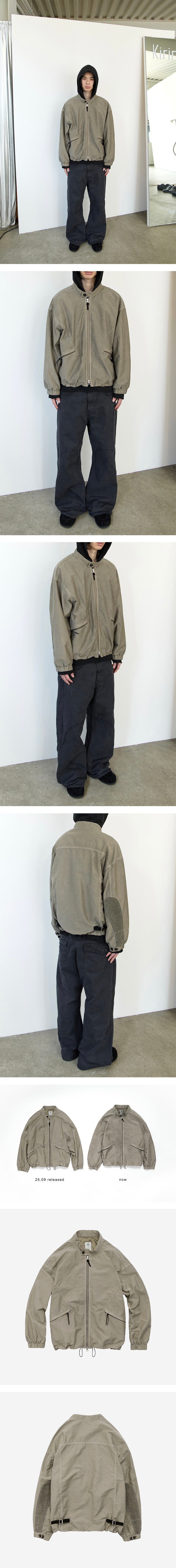 Polyteru - Motorcycle Blouson (Beige) product image 3 | TRAB K-Fashion Australia