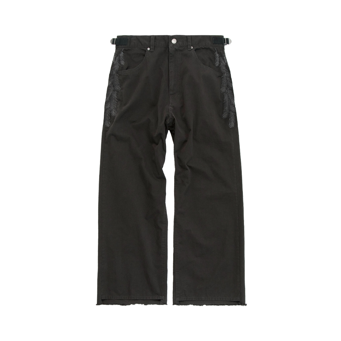 Polyteru - 1011 Feather Gosima Pants (Deep Charcoal) product image 1 | TRAB K-Fashion Australia