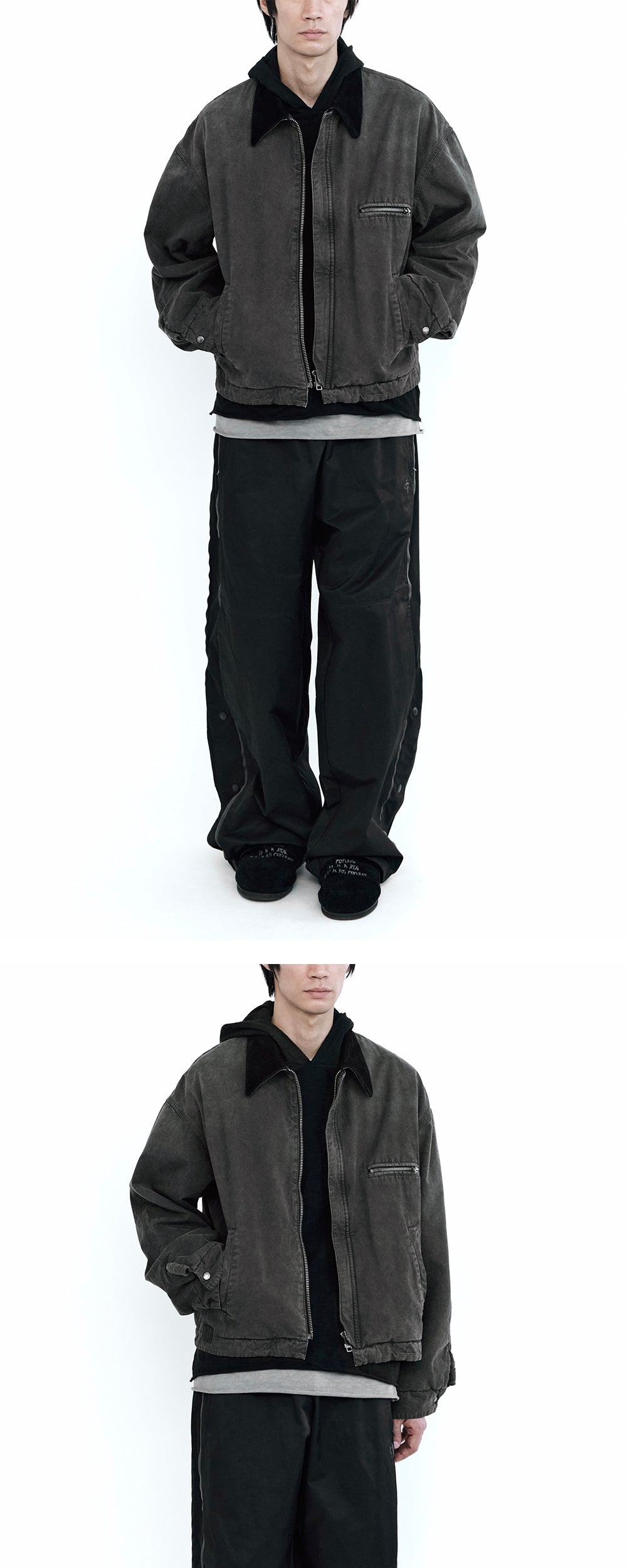 Polyteru - Padded Work Jacket (Charcoal) product image 3 | TRAB K-Fashion Australia