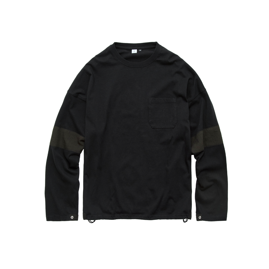 Polyteru - Boarder Long Sleeves (Black Brown) product image 1 | TRAB K-Fashion Australia
