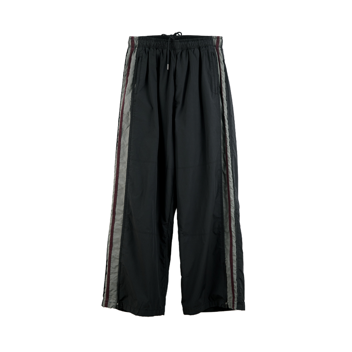 Polyteru - Old School Track Pants (Black/Sage) product image 1 | TRAB K-Fashion Australia