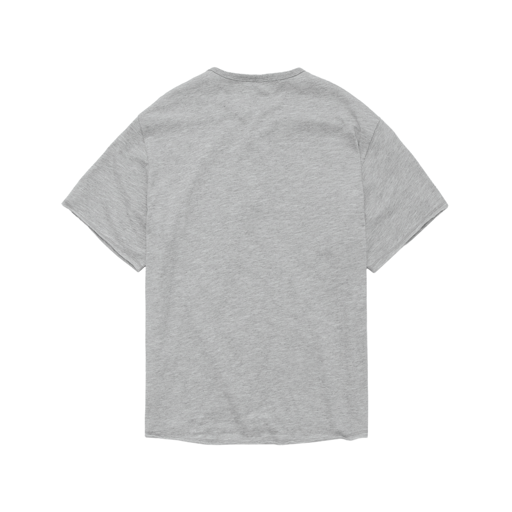 Polyteru - 1/2 Henley Neck T-Shirt 8% (Melange Gray) product image 2 | TRAB K-Fashion Australia