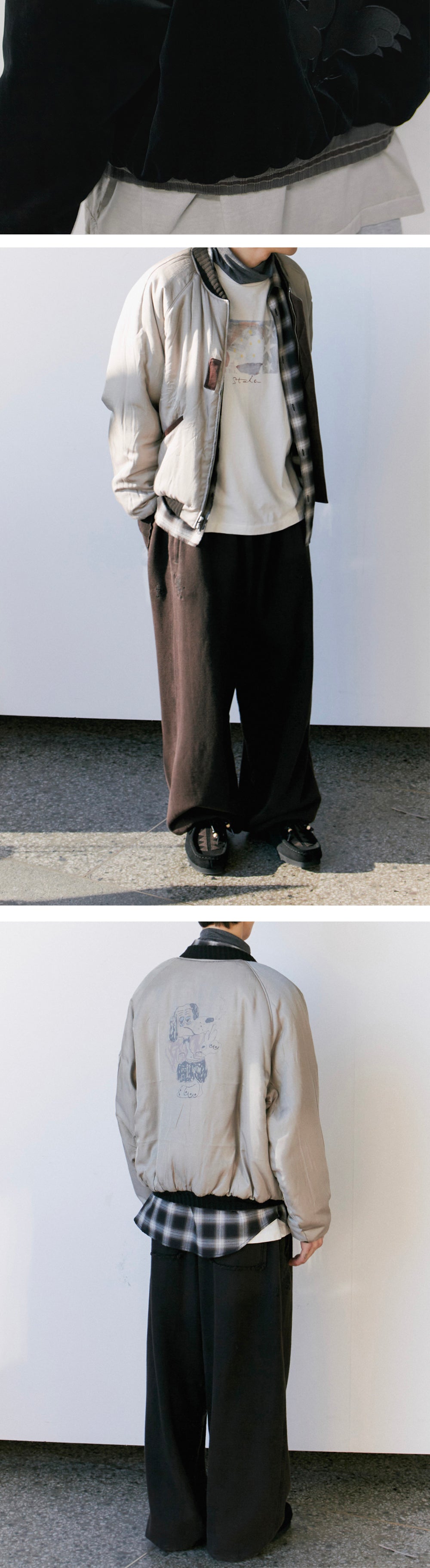 Polyteru - HANK Velvet Souvenir Jacket (Black) product image 6 | TRAB K-Fashion Australia