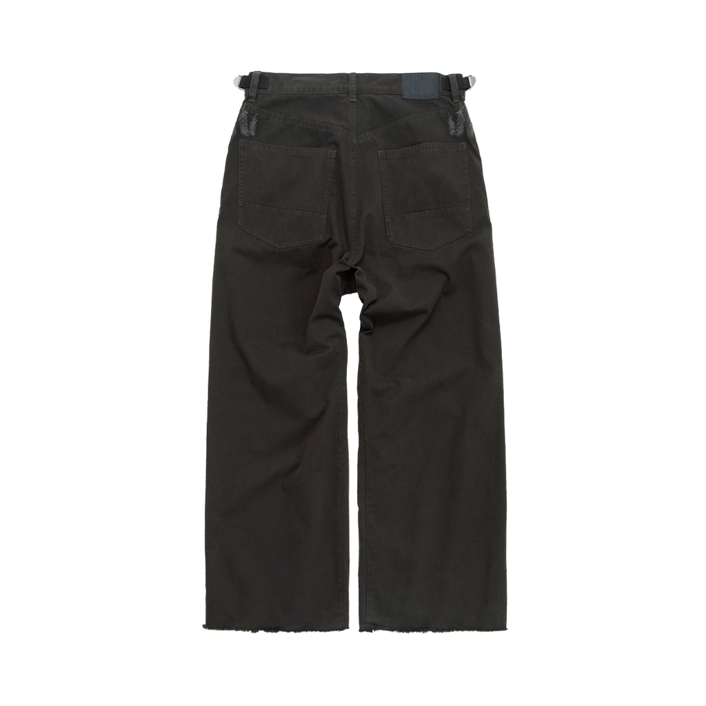 Polyteru - 1011 Feather Gosima Pants (Deep Charcoal) product image 2 | TRAB K-Fashion Australia
