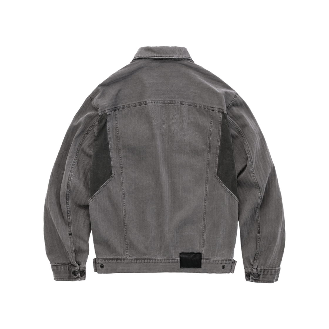 Polyteru - HBT Zip Trucker Jacket (Gray) product image 2 | TRAB K-Fashion Australia