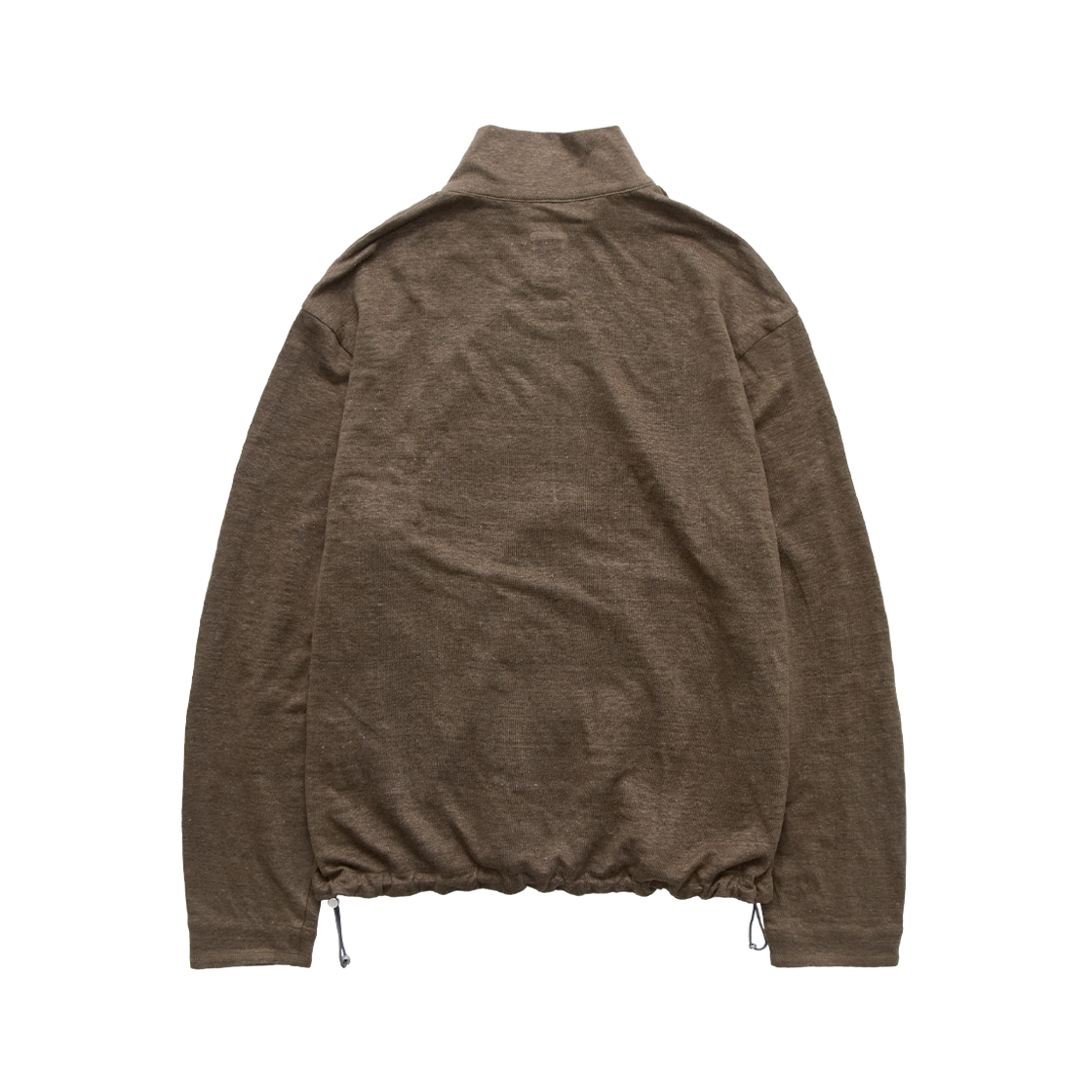 Polyteru - Silky Linen Jersey Zip (Up Taupe) product image 2 | TRAB K-Fashion Australia