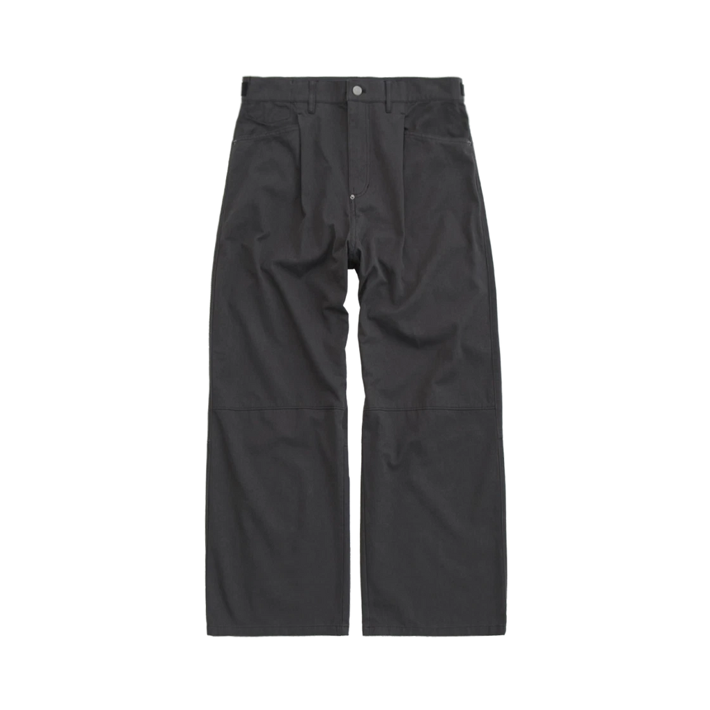 Polyteru - 1 Tuck Gosima Pants (Deep Charcoal) product image 1 | TRAB K-Fashion Australia