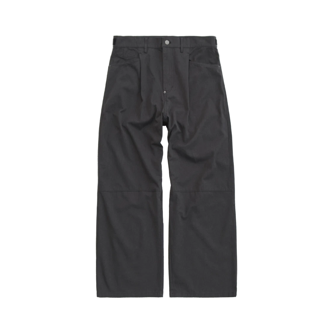 Polyteru - 1 Tuck Gosima Pants (Deep Charcoal) product image 1 | TRAB K-Fashion Australia