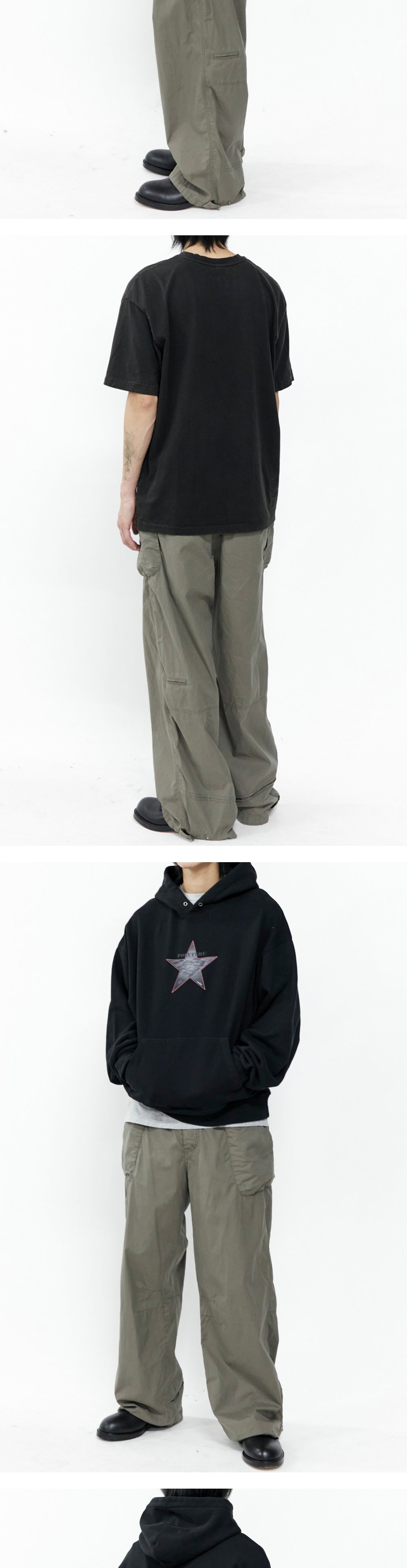 Polyteru - Dell Cargo Pants Used (Olive Gray) product image 4 | TRAB K-Fashion Australia