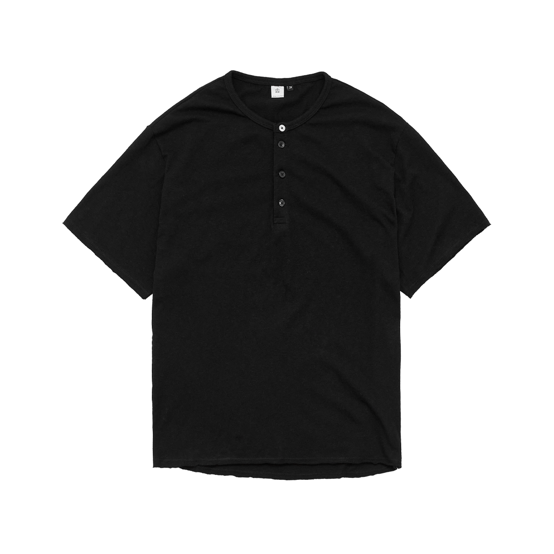 Polyteru - 1/2 Henley Neck (T-Shirt Black) product image 1 | TRAB K-Fashion Australia