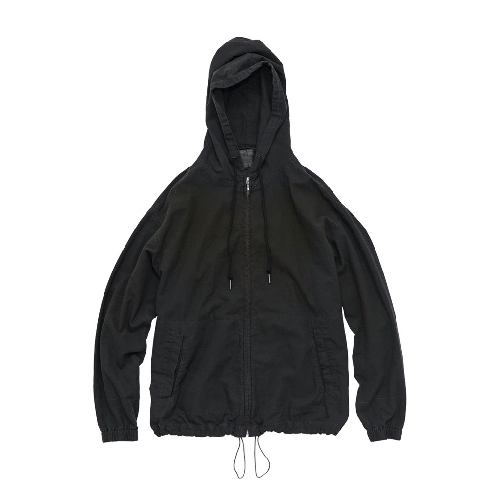 Polyteru - Zip Hoodie Parka (Used Black) product image 1 | TRAB K-Fashion Australia