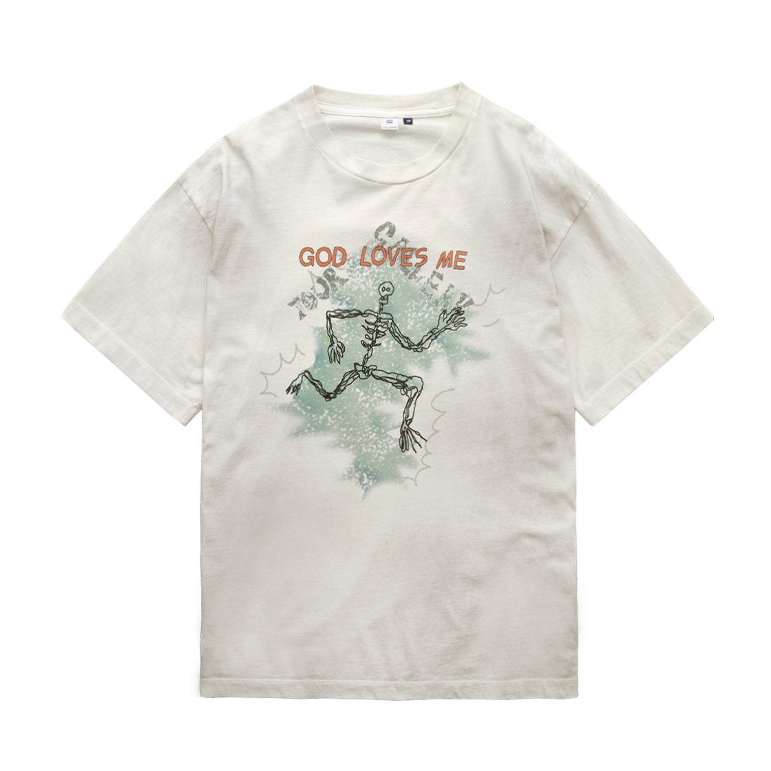 Polyteru - 1011 Lightning 1/2 Tee (Dirty White) product image 1 | TRAB K-Fashion Australia
