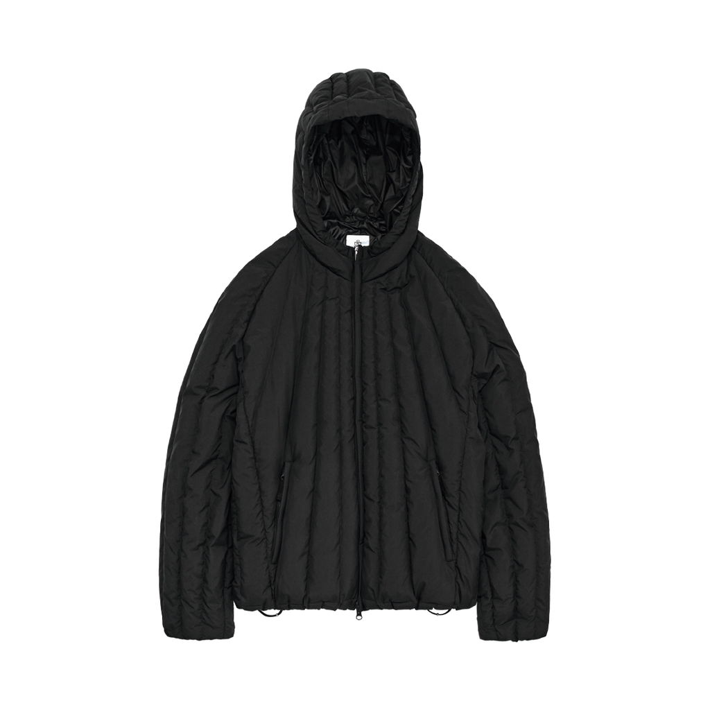 Polyteru - Floating Hooded Down Puffer (Black) product image 1 | TRAB K-Fashion Australia