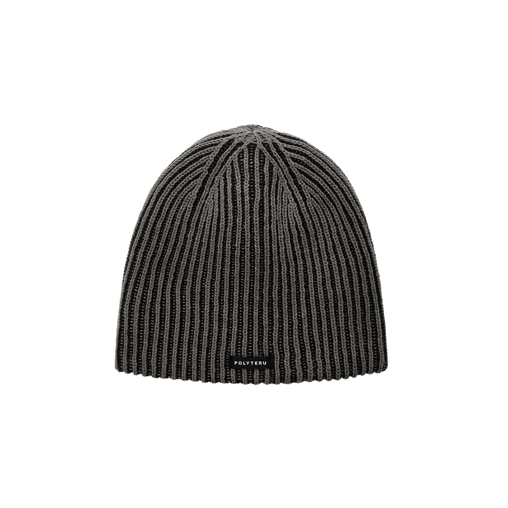 Polyteru - Knit Beanie (Ribbed Mud) product image 1 | TRAB K-Fashion Australia