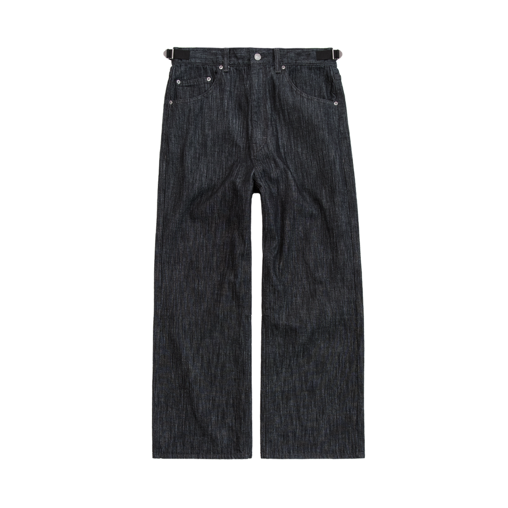 Polyteru - Gosima Denim Pants (Slub Indigo) product image 1 | TRAB K-Fashion Australia