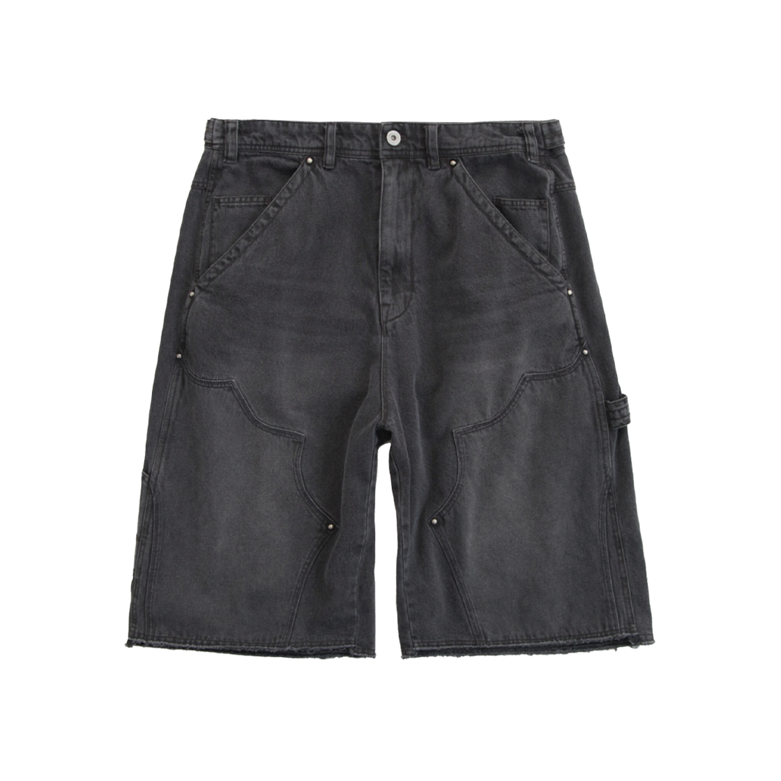 Polyteru - 1011 Double Knee 1/2 Pants (Gray) product image 1 | TRAB K-Fashion Australia