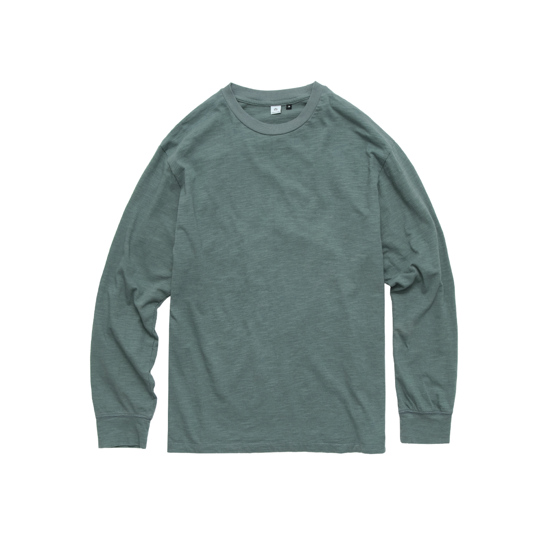 Polyteru - Textured Long Sleeves (Slub Jade) product image 1 | TRAB K-Fashion Australia
