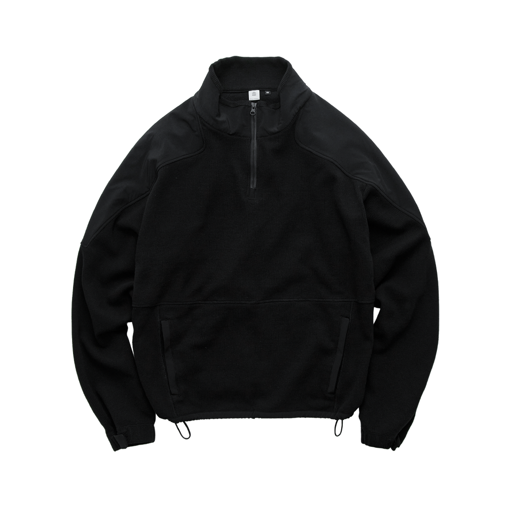 Polyteru - Commando Half Zip (Sweat Black) product image 1 | TRAB K-Fashion Australia