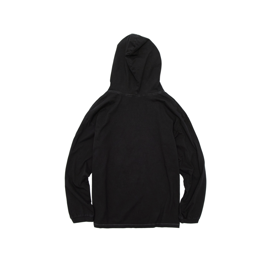 Polyteru - Graphic Hooded Long Sleeves (Lush Black) product image 2 | TRAB K-Fashion Australia