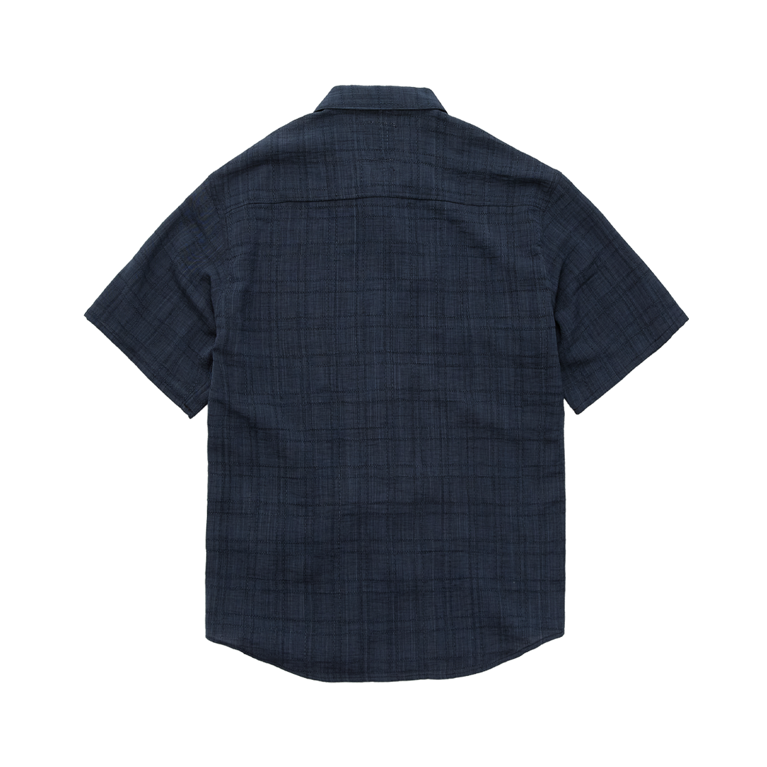Polyteru - Stitched 1/2 Check Shirt (Blue Navy) product image 2 | TRAB K-Fashion Australia