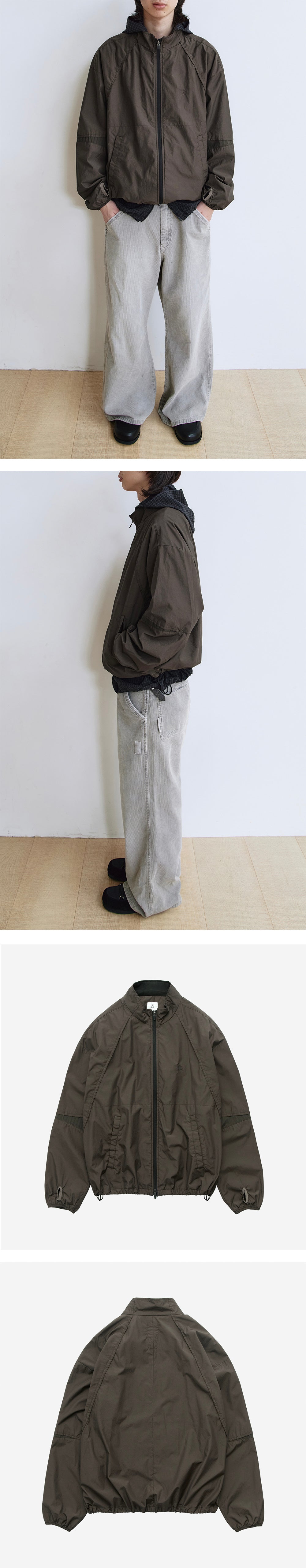 Polyteru - Block Blouson (Brown) product image 3 | TRAB K-Fashion Australia