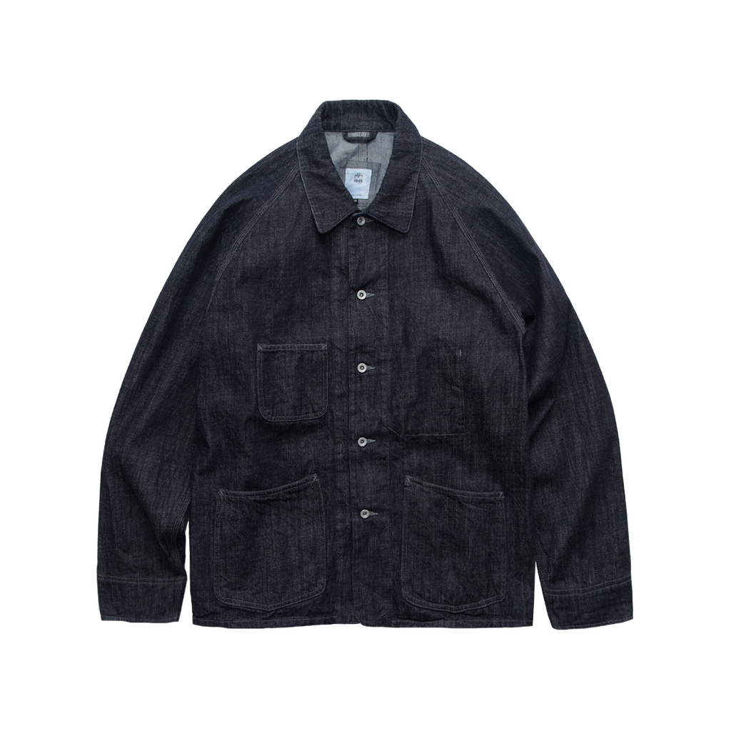 Polyteru - Denim Coverall Jacket (Indigo) product image 1 | TRAB K-Fashion Australia